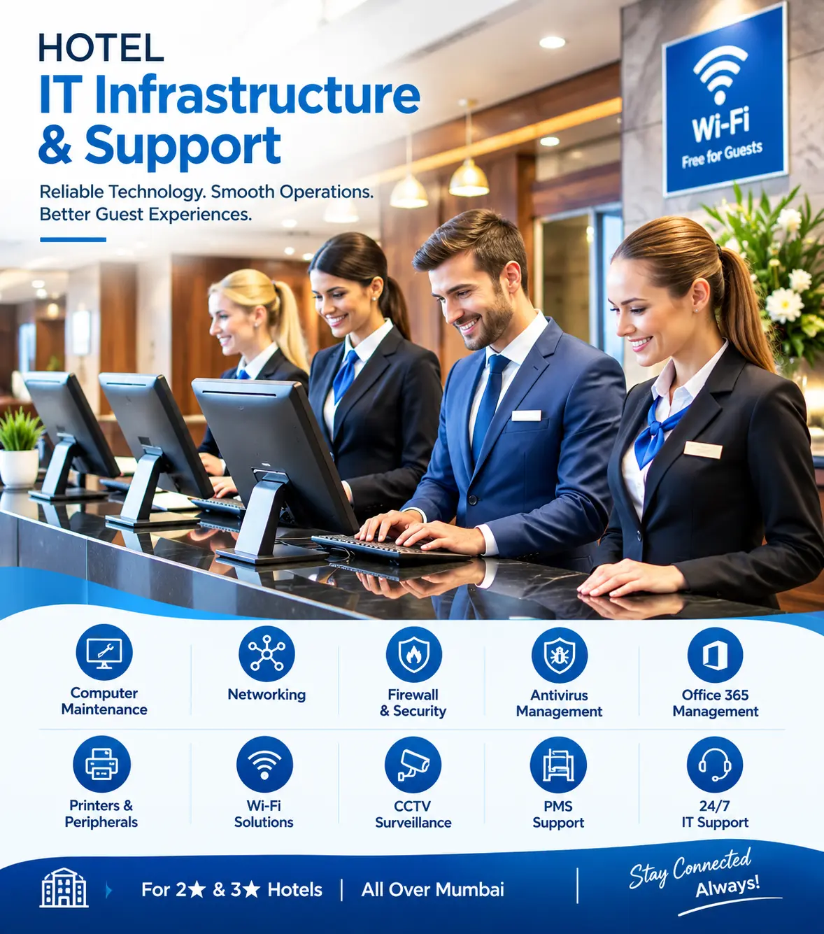 IT Maintains and Networking for hotels
